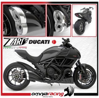   Black Steel Street Legal Muffler Ducati Diavel / Carbon 2011 11 12