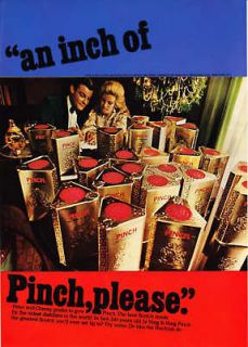1967 Peter & Cheray Duchin Photo Pinch Scotch print ad