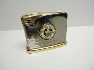 Vintage   FISHER   Table Top Lighter   LACHINE PAPER COMPANY   made 