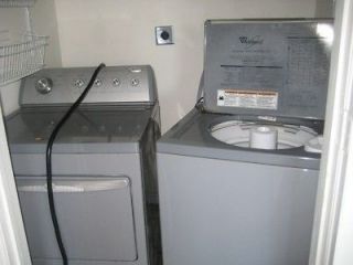 Whirlpool Gold Ultimate Care II Washer Dryer Grey Silver Very Good 