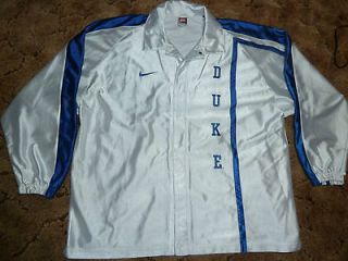 Vtg Duke BlueDevils SEWN Basketball Warm Up Shooting Shirt Jersey Sz 