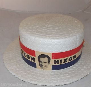 Vintage President Richard M Nixon Presidential Campaign Hat