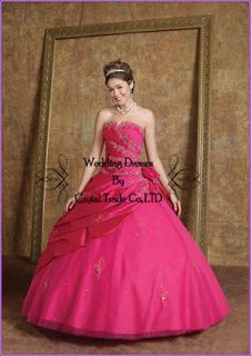 New Quinceanera Masquerade Wedding Dress Prom Ball Gown Size 4 6 8 10 