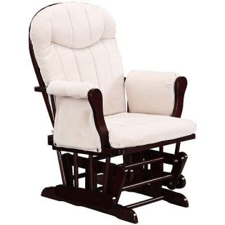 NEW Dorel Glider Rocker Baby Feeding Chair Seat CHERRY Nursery Child 
