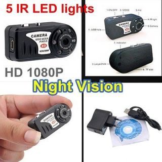 Mini HD 1080P Lens Camera Video Recorder Thumb DV Camcorder w/ Night 