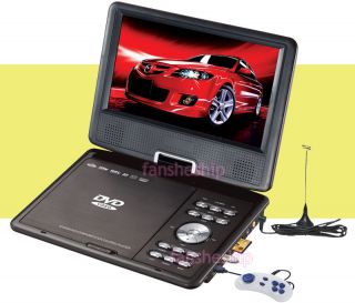 Portable DVD Player Game+USB+SD+AVI Swivel&Flip SD  RADIO TV 