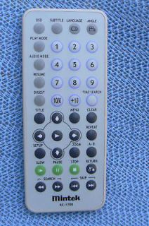 MINTEK RC 1700 DVD Player Remote Control