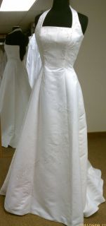 New Eden Bridals 1082 Halter Wedding Dress Bridal Gown Size 2 to 4 in 