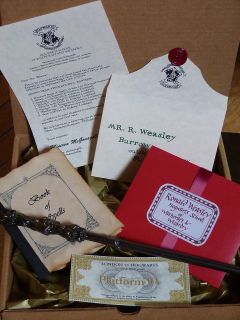   Potter/Ron Weasley Wand,acceptanc​e letter package,howler letter