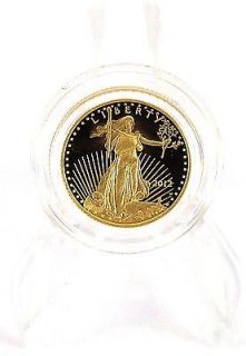 2012 W American Eagle $5 Gold Proof Coin, One tenth Ounce; FAST, FREE 