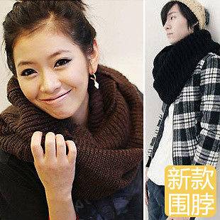  NEW mens & womens UNISEX knitted thick Infinity Scarf Neck Warmer