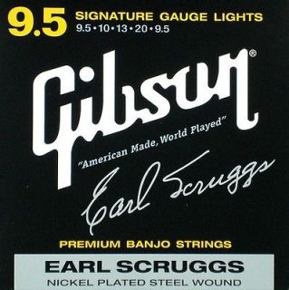 Gibson Earl Scruggs Light Banjo Strings 12 Sets SBGESL