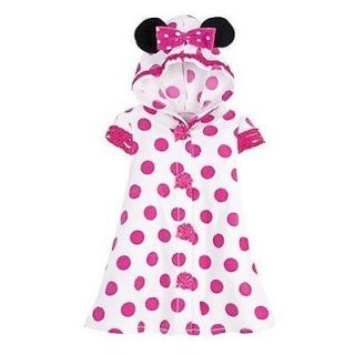 NEW  MINNIE MOUSE GIRLS SIZE 3T SWIMSUIT COVER UP TERRY 
