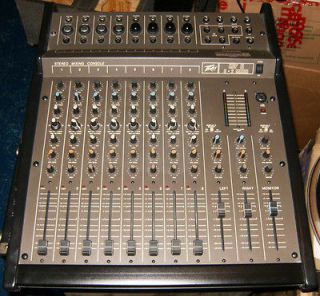 Peavey Mixer MD II 8x2 Mixing Board NOS Real Spring Reverb Vintage 