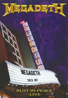 Megadeth Rust in Peace   Live DVD, 2010