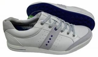 ECCO Street Golf Shoes   Concrete/White​/Blue   Select Size