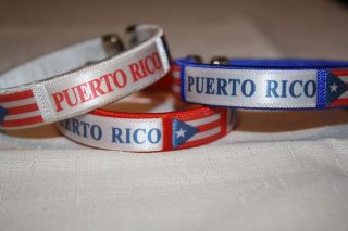PUERTO RICO RICAN FLAG wrist UNISEX BRACELET SOUVENIR ONESIZE