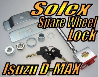 Spare Tire Wheel Lock Pick Up Isuzu D Max 2001 2004 Hardened Stainless 