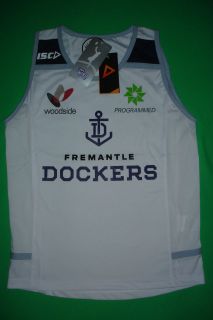FREMANTLE DOCKERS 2012 ADULT TRAINING SINGLET  SELECT A SIZE  NEW 