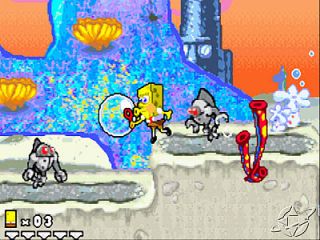 SpongeBob SquarePants The Battle For Bikini Bottom Nintendo Game Boy 