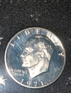 1971 silver dollars in Eisenhower (1971 78)