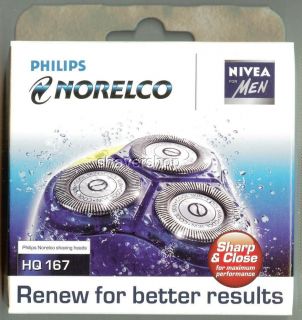 NEW PHILIPS NORELCO COOLSKIN HQ167 HQ 167 Shaver HEADS
