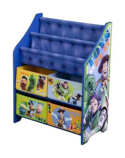 Disney Toy Story Book and Toy Organizer With 4 Bins and 2 Shelves Ages 