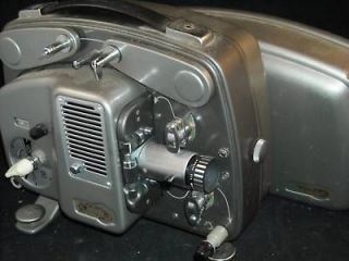 Vintage Paillard Bolex 8MM film projector w hard case