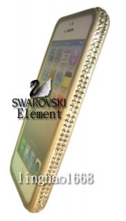   Auth. Swarovski Element Crystal Grey Bumper Case Cover for iPHONE 5