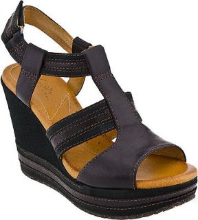 Naturalizer NAYA Womens ELISE Size 7.5 Wide Shoes Sandals Black ≡