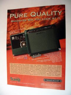 Trace Elliot Tramp Guitar Amplifier 1996 print Ad