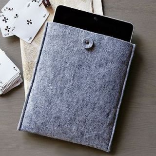 West Elm Felt Ipad 1, 2 and 3 case Charcoal Grey NWT PRICE REDUCED