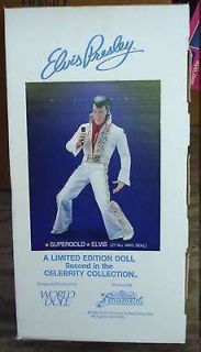 World Dolls Presents Elvis Presley SuperGold Doll LNIB