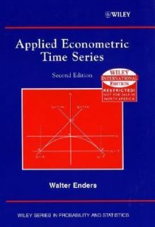   Series, International Edition by Walter Enders 2004, Hardcover