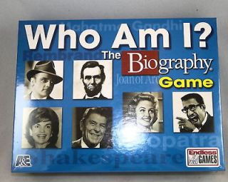Who am I?   The Biography Game   Every life has a story   NEW