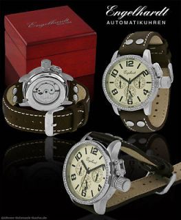 Engelhardt, women military automatic watch, Ø40mm, NEW large German 
