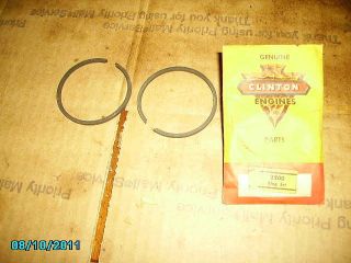 NOS CLINTON CHAIN SAW ENGINE RING SET #2200 1.842