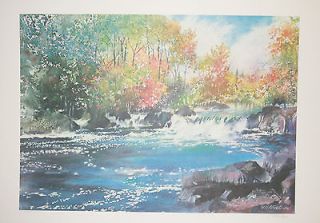 Nita Engle First Color Watercolor Signed Numbered 219/950 N Engle