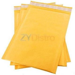 25 #0 6x10 Kraft Bubble Padded Envelopes Mailers Bags