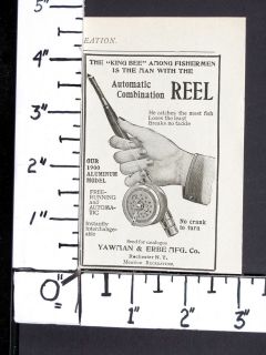 1901 YAWMAN ERBE Model 1900 Automatic Combination Fishing Reel 