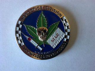 Chicago Police Challenge Coin   Narcotics Division