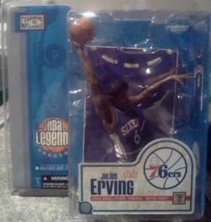 Mcfarlane Julius Erving Dr J Philadelphia 76ers NBA Legends 1 Blue 