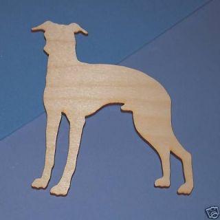 ITALIAN GREYHOUND DOG Unfinished Wood Shapes 2IG5517C