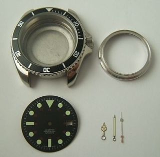   CASE DIAL HANDS FOR VALJOUX ETA 2824 2 WATER RESIST 20ATM SWISS MADE