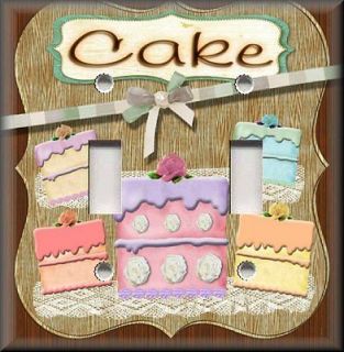 Light Switch Plate Cover   Kitchen Decor   Cake For Sale
