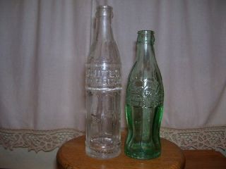 Lot of 2 Nice Gary Indiana Bottles 1 is a Christmas Coke Bottle