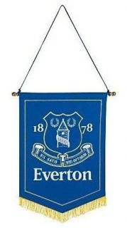 Everton FC Large Club Crest Embroidered Pennant Brand New