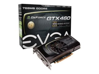 EVGA NVIDIA GeForce GTX 460 768 P3 1362 AR 768 MB GDDR5 SDRAM PCI 