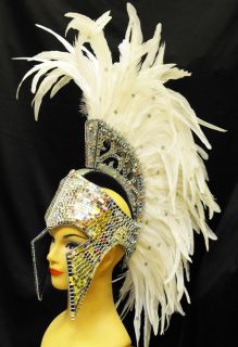 Da NeeNa H017W Mohawk Drag Dress Cabaret Showgirl Roman Headdress