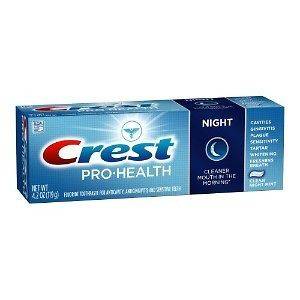 Set of 3 Crest Pro Health Night Toothpaste   Clean Night Mint 4.2 Oz